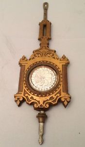Antique Welch Gingerbread Kitchen Clock Pendulum Part Seth Thomas Waterbury En