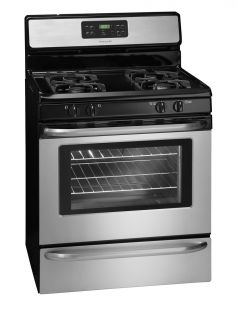 New Frigidaire Stainless Steel Self Cleaning Gas 30" Range Stove FFGF3053LS