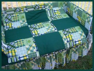 Twins Crib Bedding Sets MW 2 John Deere Madras Fabrics
