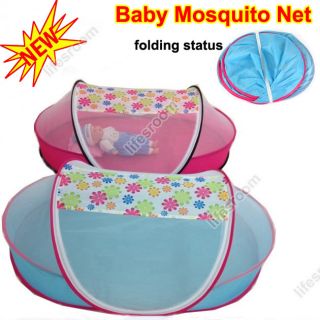 Folding Baby Kids Child Travel Bed Crib Canopy Mosquito Net Netting Tent Playpen