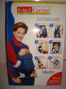 Infantino 6 in 1 Baby Carrier in Box
