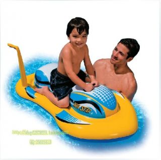 Inflatable Baby Infant Kids Swim Pool Toys Floating Raft Motor Dory K0849
