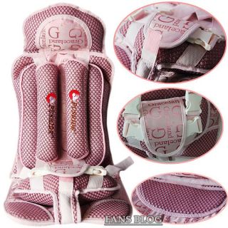 Pink Baby Child Infant Booster Car Safety Seat Belt Harness