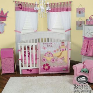 Trend Lab Baby Girl Little Princess Theme Newborn Crib Nursery Quilt Bedding Set