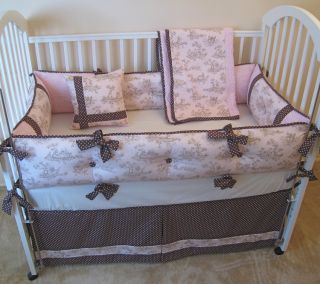 Hush A Bye Nursery Rhyme Toile Baby Crib Bedding Set