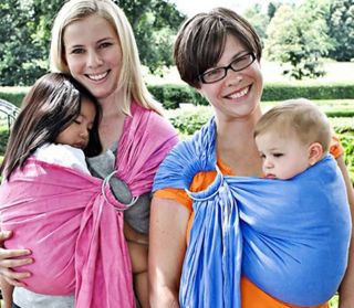 Black Baby Ring Sling Carrier Baby Pouch Holder Wraps USA 
