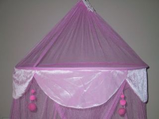 Pink Princess Bed Canopy Netting Mosquito Net Brand New