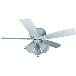 Hampton Bay Maris 44 in Indoor White Ceiling Fan