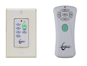 Concord Fans Ceiling Fan Remote and Wall Control Switch Combination Set