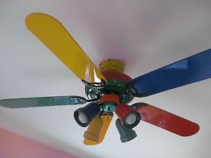 Multi Colored Ceiling Fans
