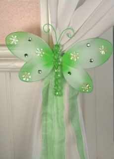 The Butterfly Grove Dragonfly Tieback Curtain Sheer Window Tie Back Decor