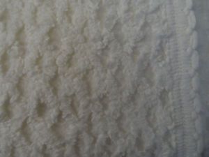 New Martha Stewart Everyday White Lattice Chenille 100 Cotton Queen Bedspread