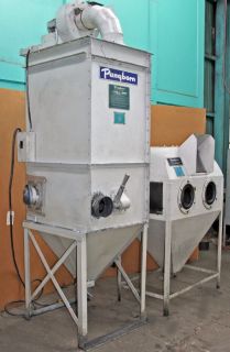 Pangborn Suction Feed Blast Cleaning Cabinet with Pangborn CD 1 Dust Collector