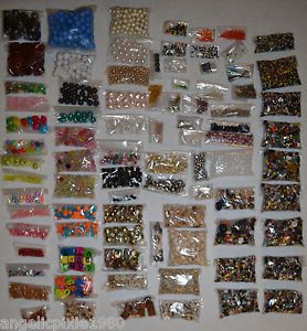 Huge Craft Jewelry Making Supplies Lot Beads Findings More Great Starter Set 2