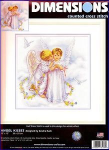 Dimensions 35134 "Angel Kisses" Counted Cross Stitch Kit