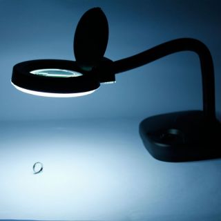 Table Desk Lamp Light Magnifying Glass Magnifier