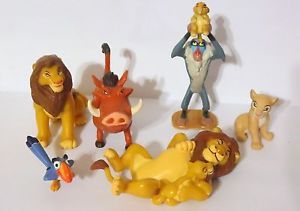 Disney Lion King Figure Playset Cake Toppers 6 Piece Set PVC Figurines