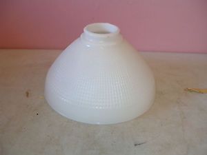Vintage Glass White Milkglass Torchiere Floor Lamp Shade Globe