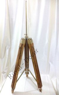 Floor Lamp Decorative Stand Wooden Tripod Light Base Rosewood Spotlight Stand