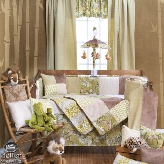 Glenna Jean Baby Boy Girl Jungle Safari Theme Crib Nursery Bed Quilt Bedding Set