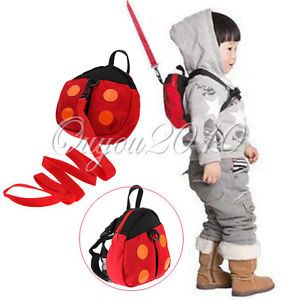 Baby Kids Toddler Ladybug Walking Wings Safety Harnesses Backpack Strap Bag