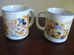 Walt Disney World Disneyland Fantasia Mickey Dancing Brooms Coffee Mug Japan