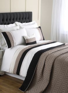 Sale Black Grey White Striped Bedding Single Duvet Cover Set