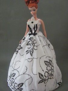 Barbie Black White Dress