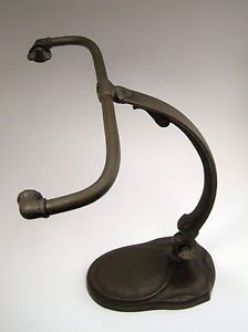 Antique Handel Bronze Desk Lamp Base Circa Early 1900'S