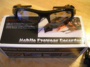 Spy Camera Concealed in Sunglasses 4 GB DVR Built in Video System
