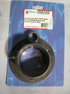 TH Marine RFFHP 1 DP Boat Type 'A' Hose Rigging Flange with Fuel Hose Port