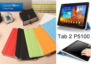 Slim Magnetic Smart Leather Case Cover for Samsung Galaxy Tab 2 10 1 P5100 P5110