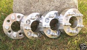Jeep Wrangler 5x4 5 Wheel Adapters Spacers 4pcs 1 5"