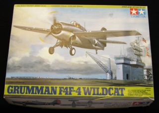 Tamiya 1 48 Grumman F4F 4 Wildcat Aircraft Model Kit