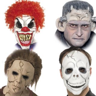 Halloween Fancy Dress Mask Michael Myers Clown Skeleton Skull Monster