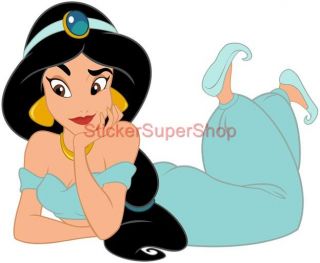 Disney Princess Jasmine Aladdin Decal Removable Wall Sticker Home Decor Art Kids