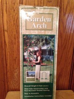Garden Arch 8 ft Steel Yard Garden Path Decor Atico International USA
