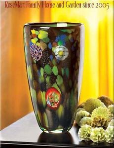 Brand New Art Glass Mosaic Garden Vase Home Decor Home Accents