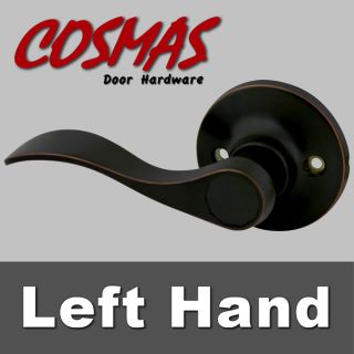 Cosmas 80 Series Oil Rubbed Bronze Door Lever Knob Hardware