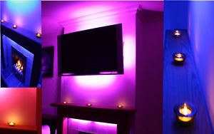 LED Mood Lighting Ideas TV Back Lights Colour Changing Home Theatre Light Tubes