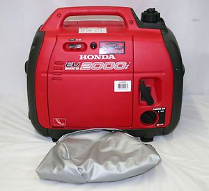 Honda EU Inverter 2000i Generator Honda GX100 2000W 1 1 Gallon Tank w Cover
