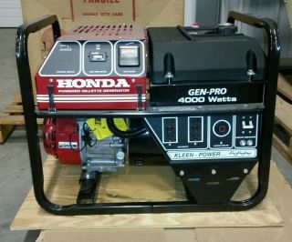 Honda 4000K Generator Powered by Gillette