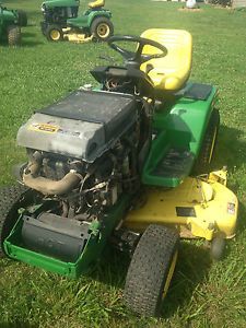 John Deere 355D Lawn Mower Tractor Diesel Power Steering