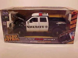 2011 Ford Pickup F150 SVT Raptor Sheriff Police Truck Diecast 1 24 Jada Box 8in