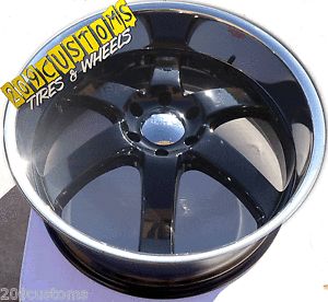 24" inch Boss Wheels 330 Black Rims Tires Silverado 2007 2008 2009 2010 2011 12