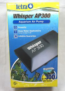 Tetra Whisper Air Pump AP300 Aquarium Brand New