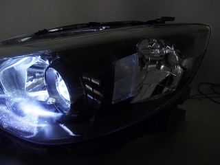 Depo 08 11 Subaru Impreza STI Black Clear Corner Headlight Xenon HID WRX Outback