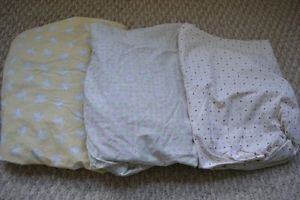 Baby Girl Crib Bedding Sheets Lot Martha Stewart Amy COE Polka Dots Pink Flowers