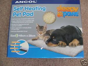Large Pet Puppy Kitten Self Heating Pad Mat Bed Thermal