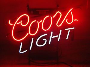 Coors Light Neon Bar Sign